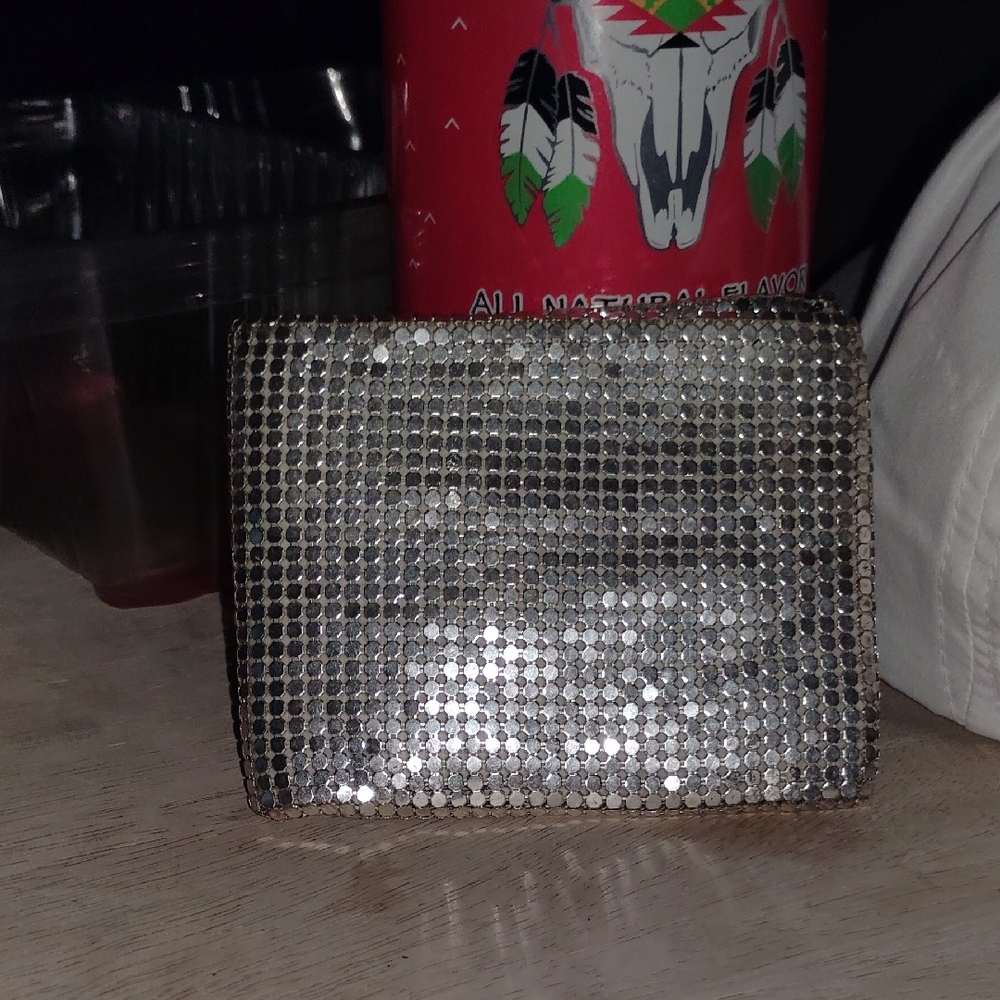 Elegant Silver Clutch Bag